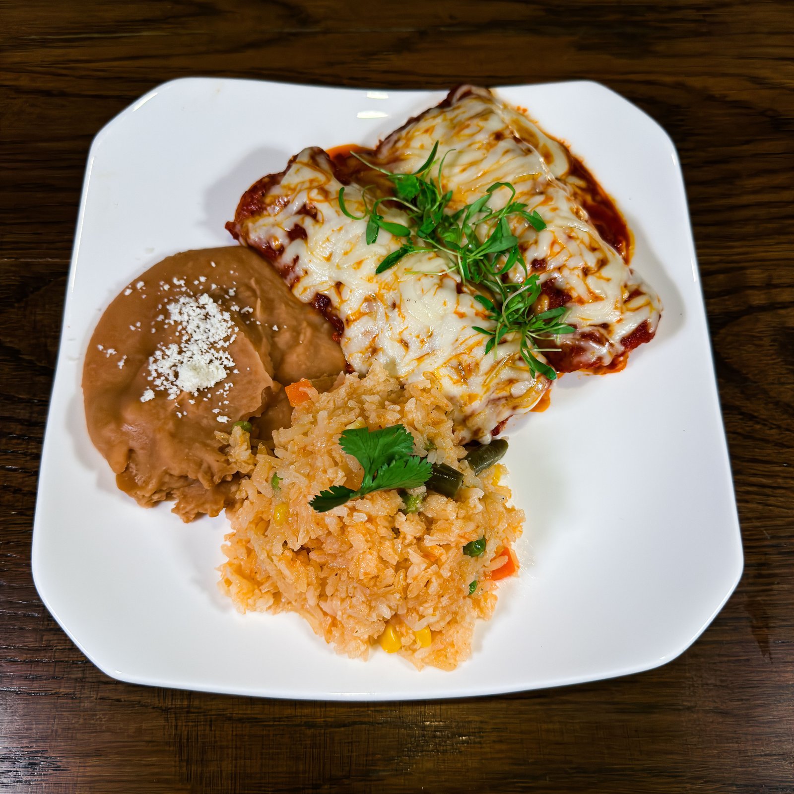 Enchiladas rojas